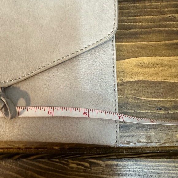 Anthropologie Thoma Clutch and Tote Bag, Light Sand - Picture 11 of 12